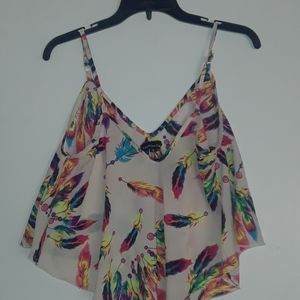 Crop sleeveless shirt